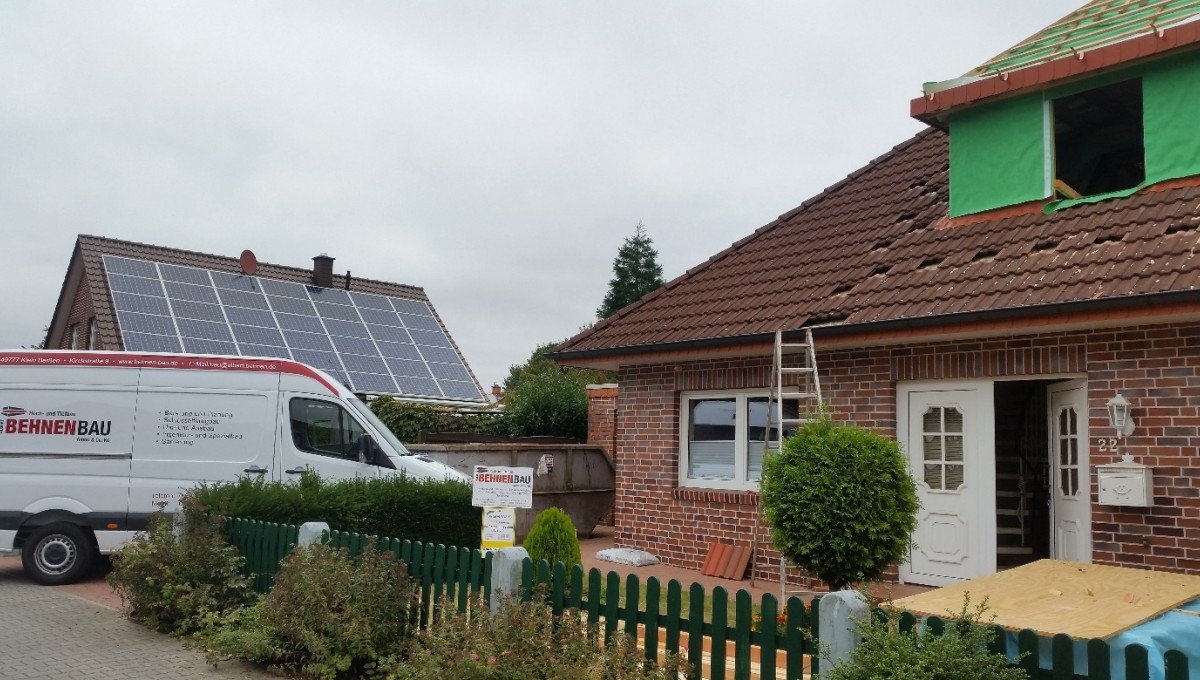 Mehrfamilienhaus in Sögel, Umbau und Sanierung des Dachgeschosses, Fertigstellung 2016